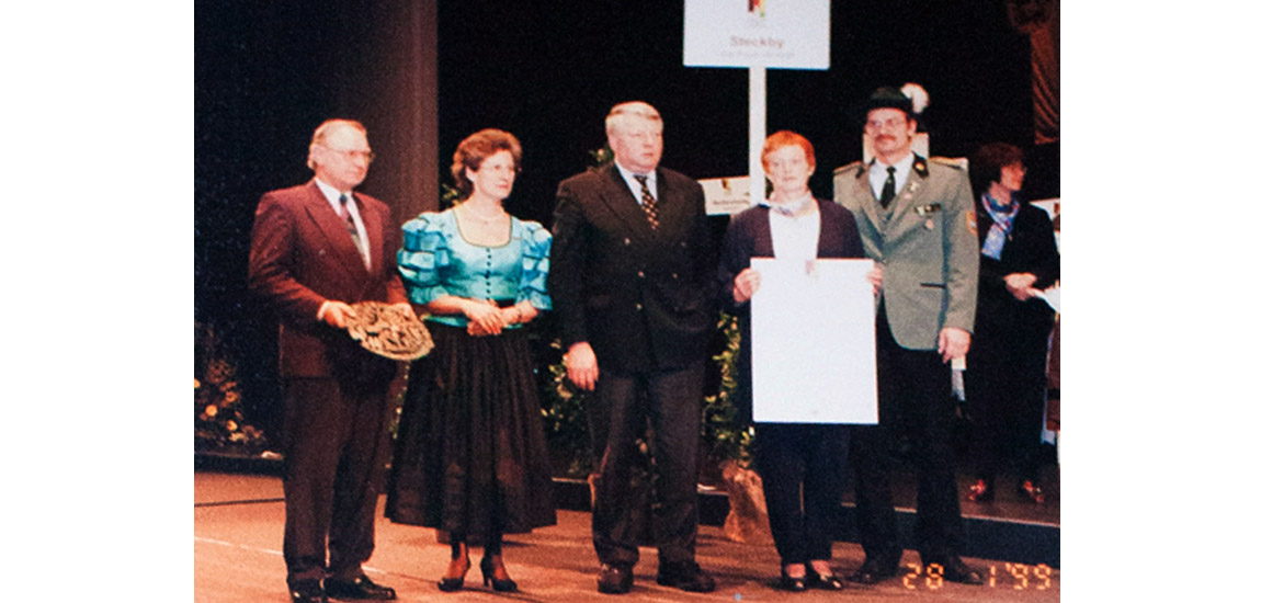 Steckby wurde 1998 erstes Golddorf in Sachsen-Anhalt.